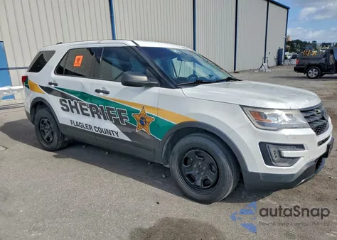 2018 Ford Explorer Police Interceptor z USA, uszkodzony, nr VIN 1FM5K8AR0JGC17869